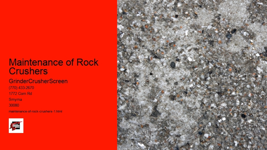 Maintenance of Rock Crushers