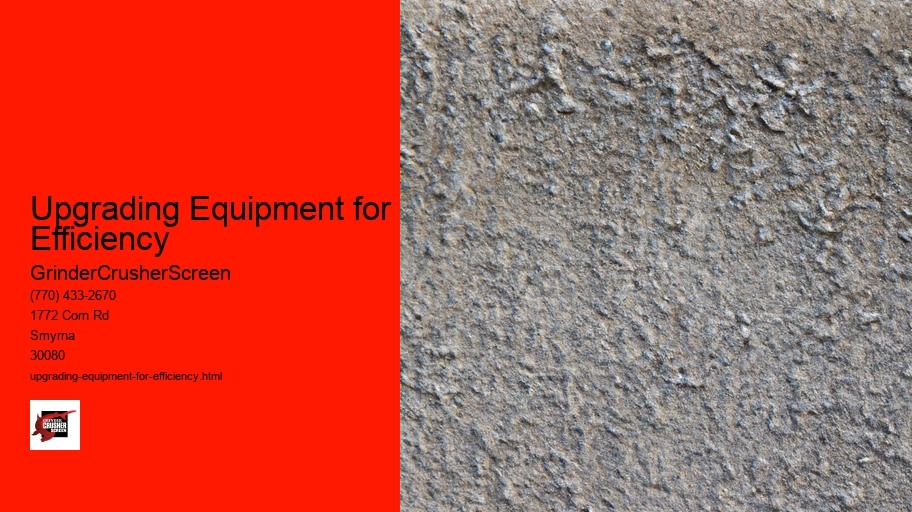 Upgrading Equipment for Efficiency