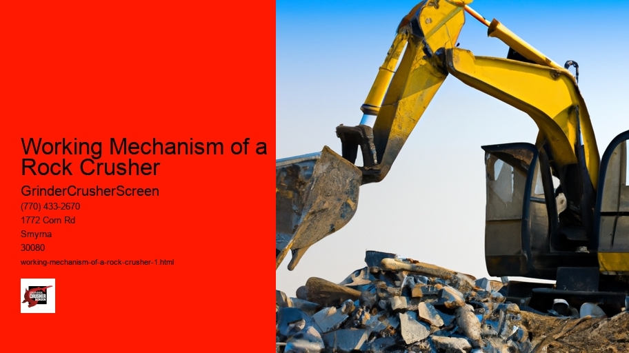 Working Mechanism of a Rock Crusher